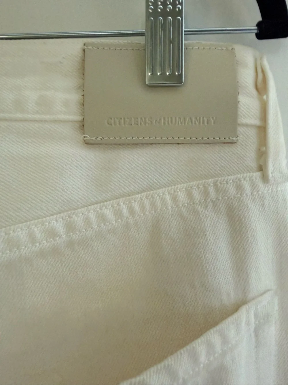 Citizens of Humanity Ayla Baggy in Cream Size 27 - Picture 3 of 6